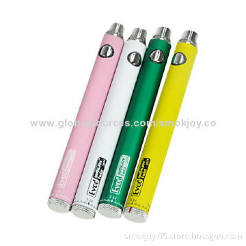 Smokjoy Variable Voltage Evod Twist Batteries with 1,300mAh Capacity, Fast Charge, Long Lifespan